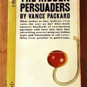 THE HIDDEN PERSUADERS, 1967, VANCE PACKARD, POCKET BOOKS, NO PHOTOS, VINTAGE BK